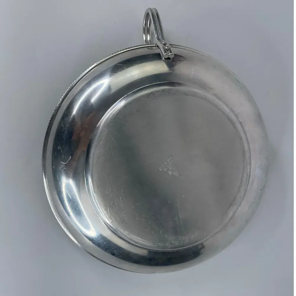 Vintage BW Buenilum Aluminum Serving Tray Bowl Chip and Dip